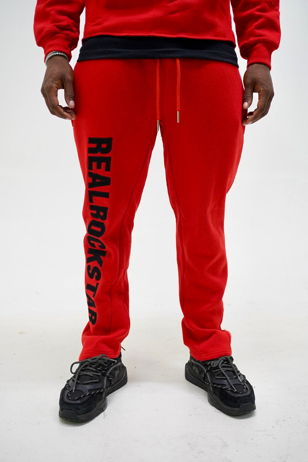 RealRockStar Flared Sweats (Red)